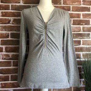 MICHAEL KORS small stylish shirt with zippered front.